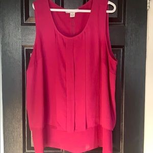 Suzy Shier Plus Pink Top 3X